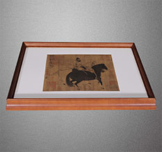 鄂尔多斯书画装裱配框服务案例